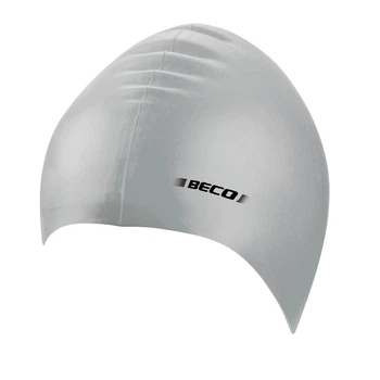 Шапочка для плавания силиконовая BECO 7390 серебрянная (00002769)