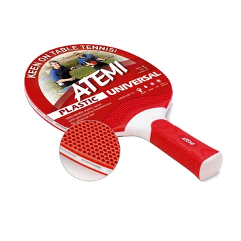 Ракетка для настольного тенниса ATEMI Plastic Universal красная (00000185)