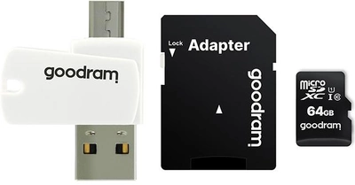 Goodram 64GB Class 10 UHS-I All in One + OTG Reader (M1A4-0640R12)