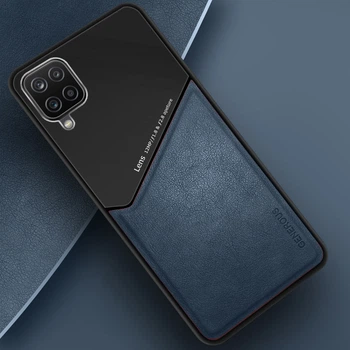 Комбинированный чехол Generous на Samsung Galaxy A12 A125 Blue (20005-28)