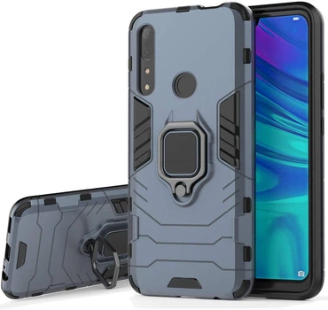 Противоударный чехол Huawei P Smart Z (подставка кольцо) Graphite (10949-40)