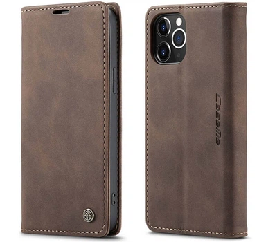 Чохол книжка з магнітом CaseMe на iPhone 12 Pro Max Dark Brown (20828-05)