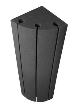 Бас пастка кутова Ecosound Bass trap Sector 250 100х25 см Чорний графіт