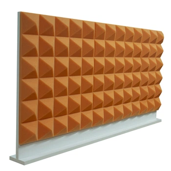 Настільна акустична ширма для офісних столів Ecosound Pyramid Orange 116 120х60 см Оранжевий