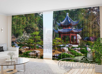 Фото Штори PHOTODECOR "Альтанка в парку"