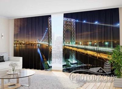Фото Штори PHOTODECOR "Міст Дж. Вашингтона"
