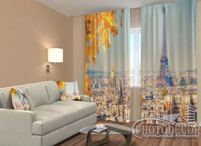 Фото Штори PHOTODECOR "Осінь в Парижі"