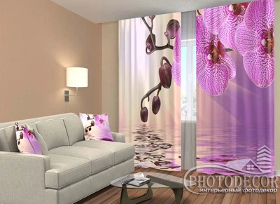 ФотоШтори PHOTODECOR "Бузкові орхідея"