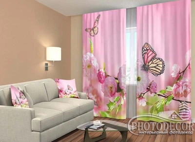 ФотоШтори PHOTODECOR "Метелики на квітах"