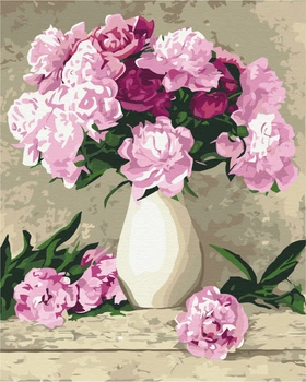 Картина по номерам Brushme Нежные пионы 40 x 50 (BS069)