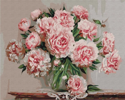 Картина по номерам Brushme Садовые пионы 40 x 50 (BS5581)
