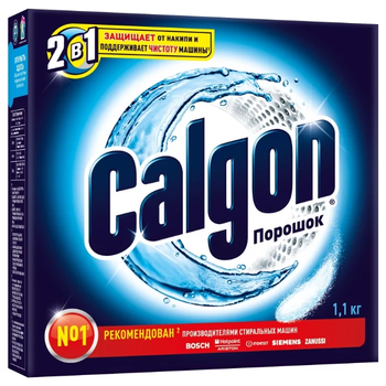 Средство для смягчения воды в стиральных машинах CALGON 2IN1 1,1 кг