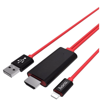 Аксессуар Hoco UA4 Apple HDMI адаптер 2M красный