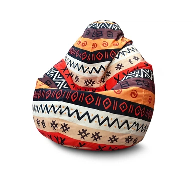 Крісло мішок груша iPuff "Etno 1" Флок XXXL (100х135 см)