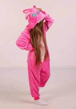 Піжама Кигуруми Kigurumi Подруга Стіч Для Дітей І Підлітків Рожевий 155-165 див. (2013)