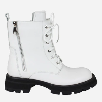 Женские зимние ботинки высокие Blizzarini H2520-3609M-H85 37 23.5 см Белые