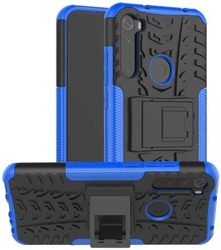 Чехол Armor для Xiaomi Redmi Note 8T бампер противоударный Blue