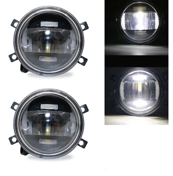 Светодиодная противотуманная балка, фара Led круглая 90мм 3,5" OPEL, PEUGEOT, RENAULT, FORD, Citroen Металл Avtoexpect (05399)