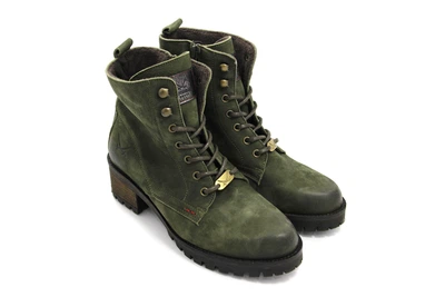 Жіночі черевики Sansibar Shoes Хакі 37 #10307