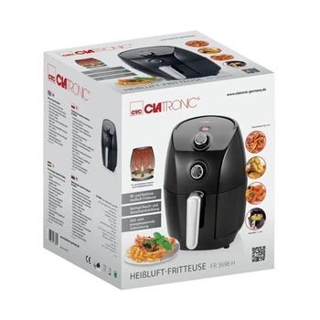 Aэрофритюрница, фритюрница, готовка без жира Clatronic FR 3698 (Германия)