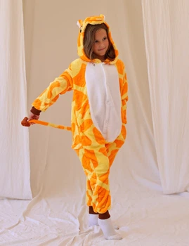 Піжама Кігурумі Kigurumi Жираф Для Дітей І Підлітків Жовто-жовтогарячий 145-155 см. (2014)