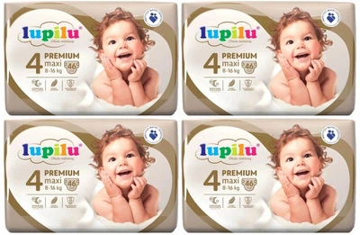 Підгузники Lupilu Premium Maxi Розмір 4, Вага 8-16 кг, 184 шт