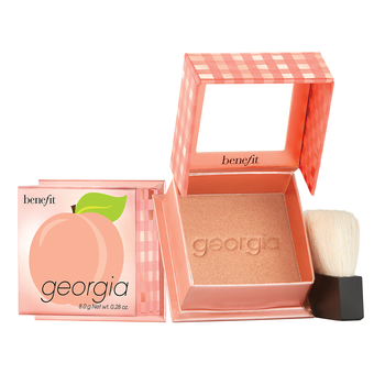 Румяна с эффектом шиммера Benefit Georgia Golden Peach Blush 8 г (602004119728)