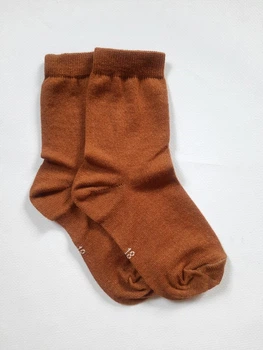 Термоноски детские из шерсти мериноса BabyKo Merino (р18), темна охра