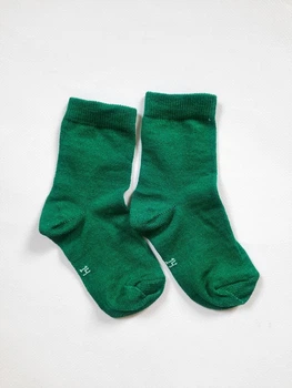 Термоноски детские из шерсти мериноса BabyKo Merino (р14), зелені
