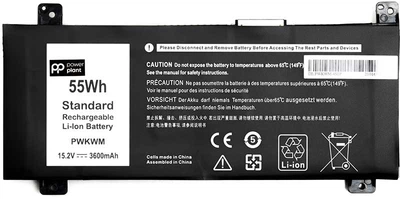 Аккумулятор PowerPlant для ноутбуков Dell Inspiron 14-7466 (PWKWM) 15.2V 3600mAh (NB441570)