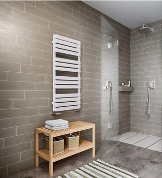 Рушникосушка електрична Terma WARP T 1110x500, колір 9016 soft (білий матовий), з теном ONE