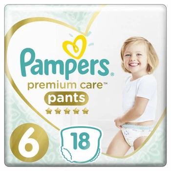 Подгузник Pampers Premium Care Pants Extra Large (15+ кг), 18 шт (8001090190543)