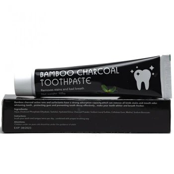 Черная зубная паста Bamboo Charcoal Toothpaste на основе бамбукового угля 105г