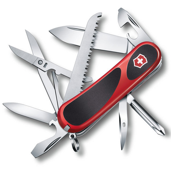 Ніж Victorinox Delemont EvoGrip 18 85 мм Червоний