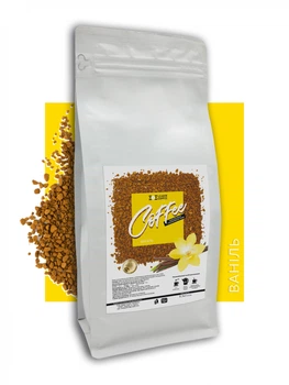 Кава розчинна сублімована Leadercoffee Ukraine з ароматом Ваніль 500г
