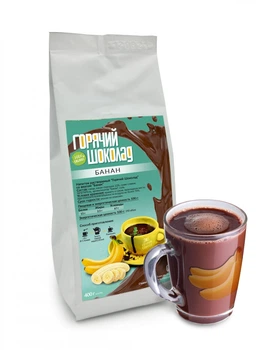 Горячий шоколад TM Leadercoffee Ukraine Банан, 400г