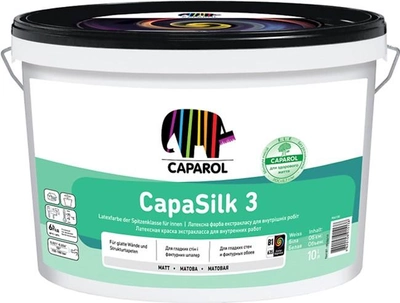 Краска латексная интерьерная Caparol CapaSilk 3 ELF B1 2.5 л (904131)