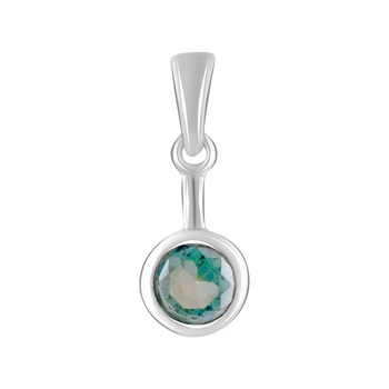 Серебряная подвеска с мистик топазом 1.394ct (2043546)
