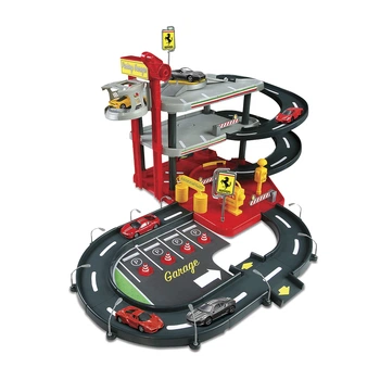 Игровой набор Гараж Ferrari трехуровневый Bburago Street Fire 85x69x43 см