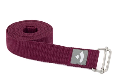 Ремень для йоги Asana Belt Bodhi баклажановый 250x3.8 см