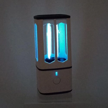Ультрафиолетовый светильник VARGO для дезинфекции и стерилизации портативный с озоном 3.8W USB Белый (14607-1Е)