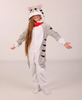 Піжама Кигуруми Kigurumi Котит Чі Для Дітей І Підлітків Сірий 155-165 див. (2020)