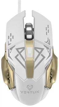 Mysz Vertux Drago USB White (6959144047379)