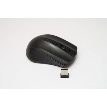 Беспроводная компьютерная оптическая мышь Wireless Mouse 211 для ноутбука и компьютера 2 кнопки и колесико USB приемник без установки драйвера Чёрная (45080)