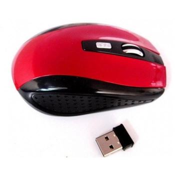 Беспроводная компьютерная оптическая мышь Wireless Mouse G-109 Красная USB адаптер без установки драйвера для ноутбука и компьютера 4 кнопки и колесико + кнопка изменения DPI (45792)