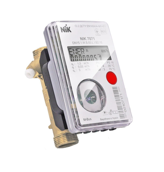 Лічильник тепла ультразвуковий NIK 7071 DN15 2 W S 03 L I В2 1,5