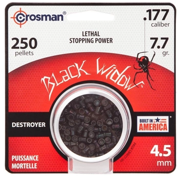 Кульки Crosman Black Widow 4,5 мм 500 шт CBW776P