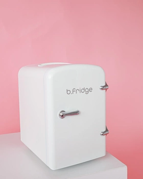 Холодильник для косметики B.FRIDGE з ретро ручкою 4 літри білий