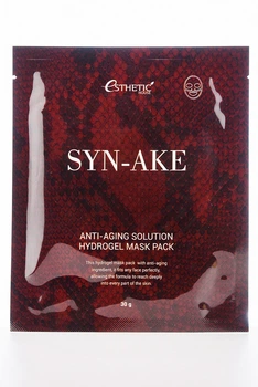 Esthetic House Syn-Ake Anti-Aging Solution Hydrogel Mask Pack Гидрогелевая маска с змеиным пептидом (8809450011855)