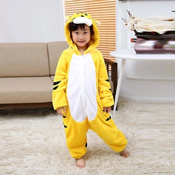 Піжама Кігурумі Kigurumi Тигр Для Дітей І Підлітків Жовтий 100-110 см. (2044)